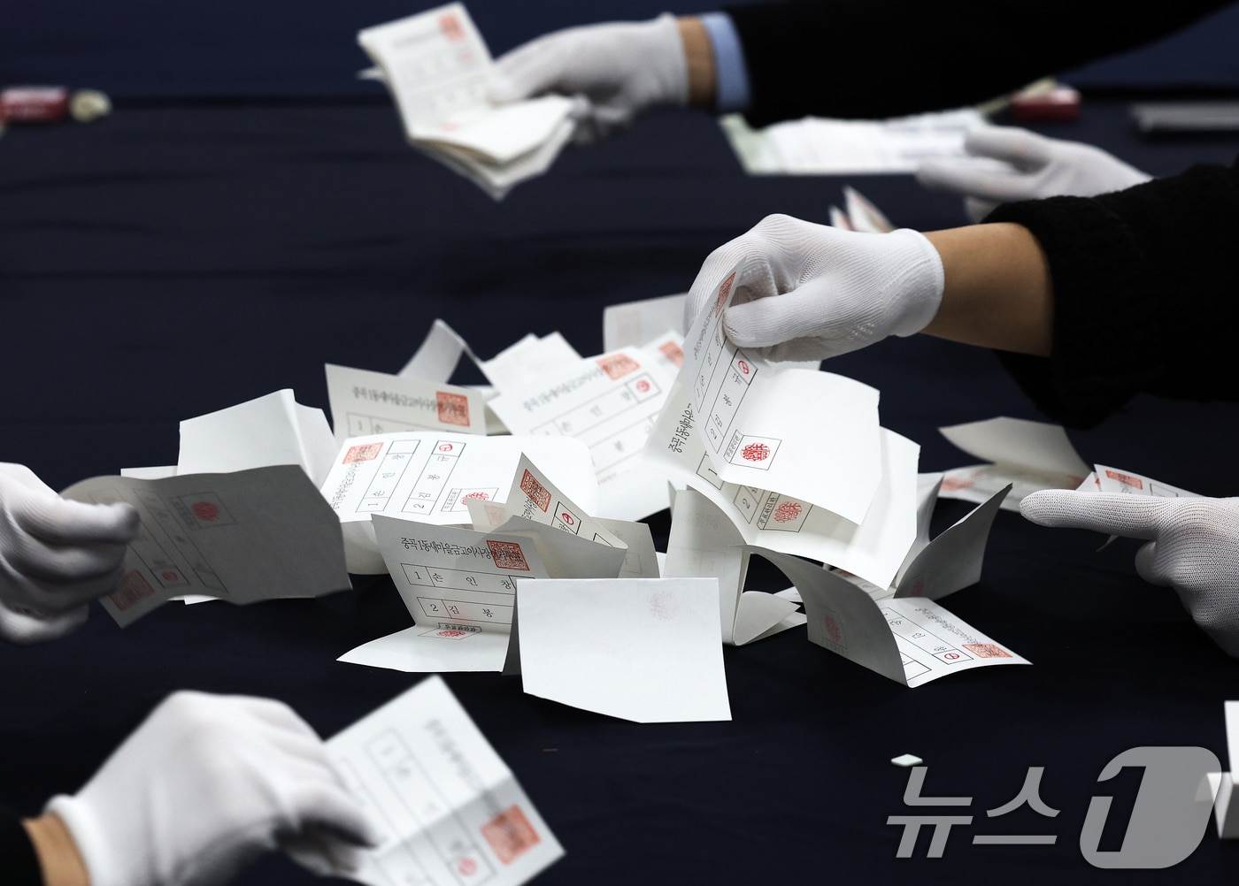 선거 개표 모습. 뉴스1 DB 2025.3.5/뉴스1 ⓒ News1 오대일 기자