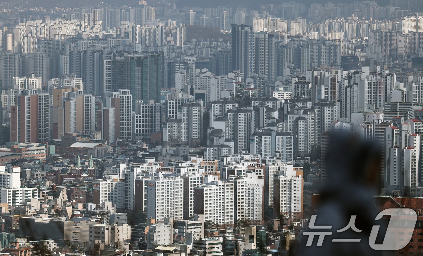 서울 도심 아파트단지 모습. 2025.3.6/뉴스1 ⓒ News1 오대일 기자