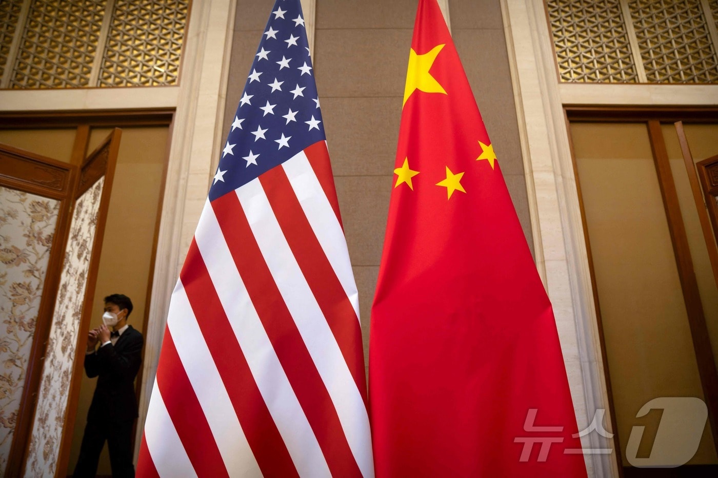 미국 성조기와 중국 오성홍기 ⓒ AFP=뉴스1
