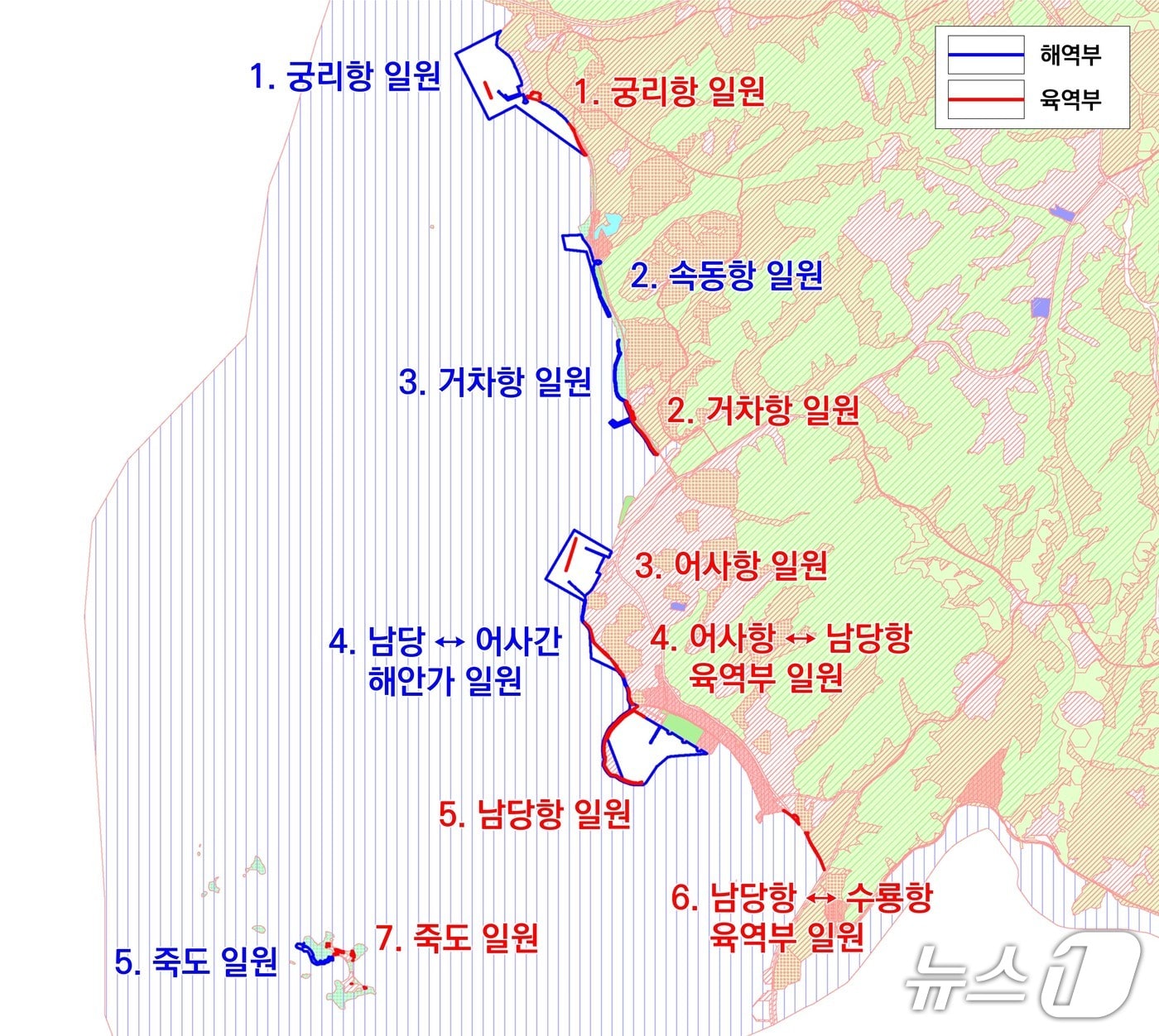 천수만 수산자원 보호구역 일부 해제 위치도.(홍성군 제공. 재판매 및 DB금지) /뉴스1