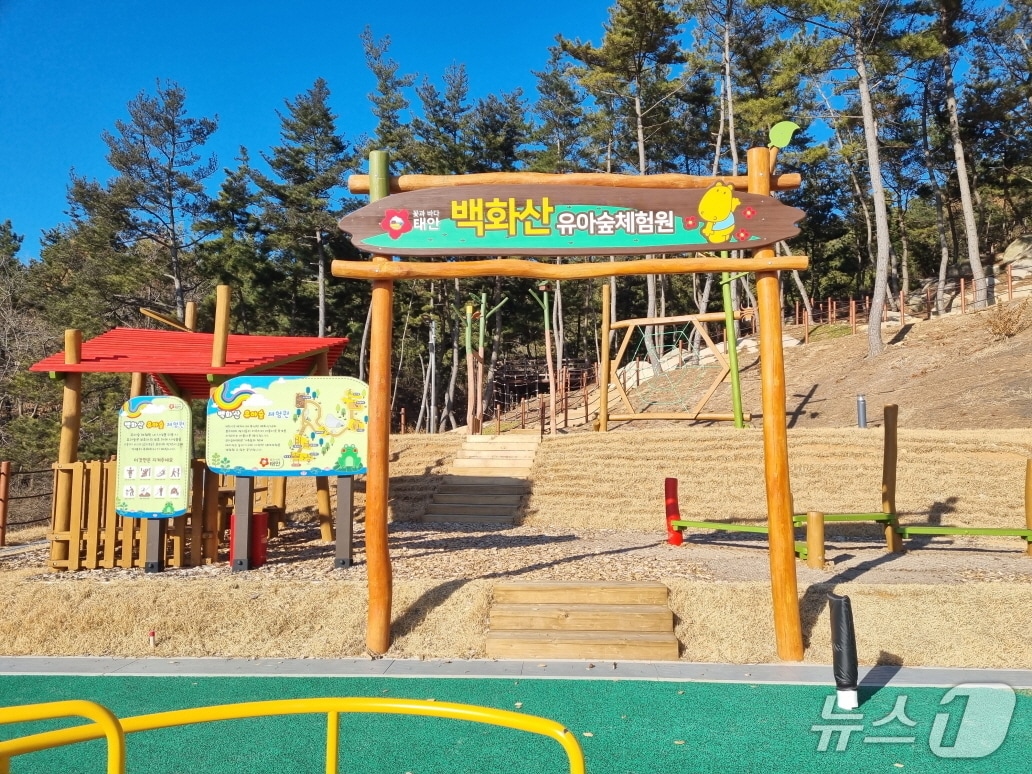 백화산 유아숲체험원 모습. (태안군 제공.재판매 및 DB금지)/뉴스1