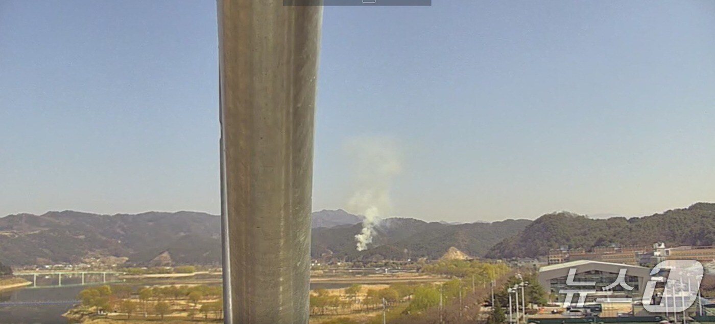 강원 양구군 양구읍 동수리 산불 현장.&#40;산림청 제공, 재판매 및 DB금지&#41;