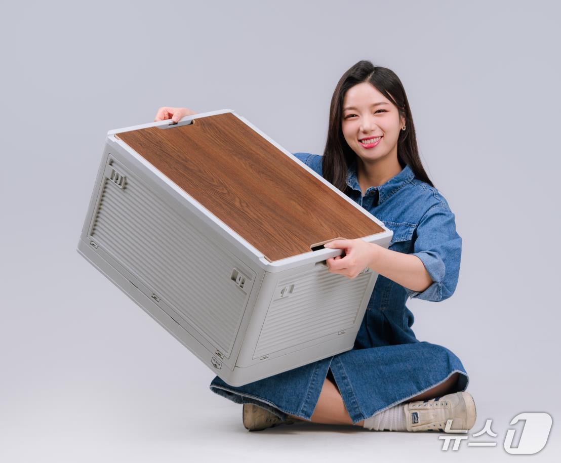 해양폐기물 새활용 3단 우산(해양환경공단 제공)