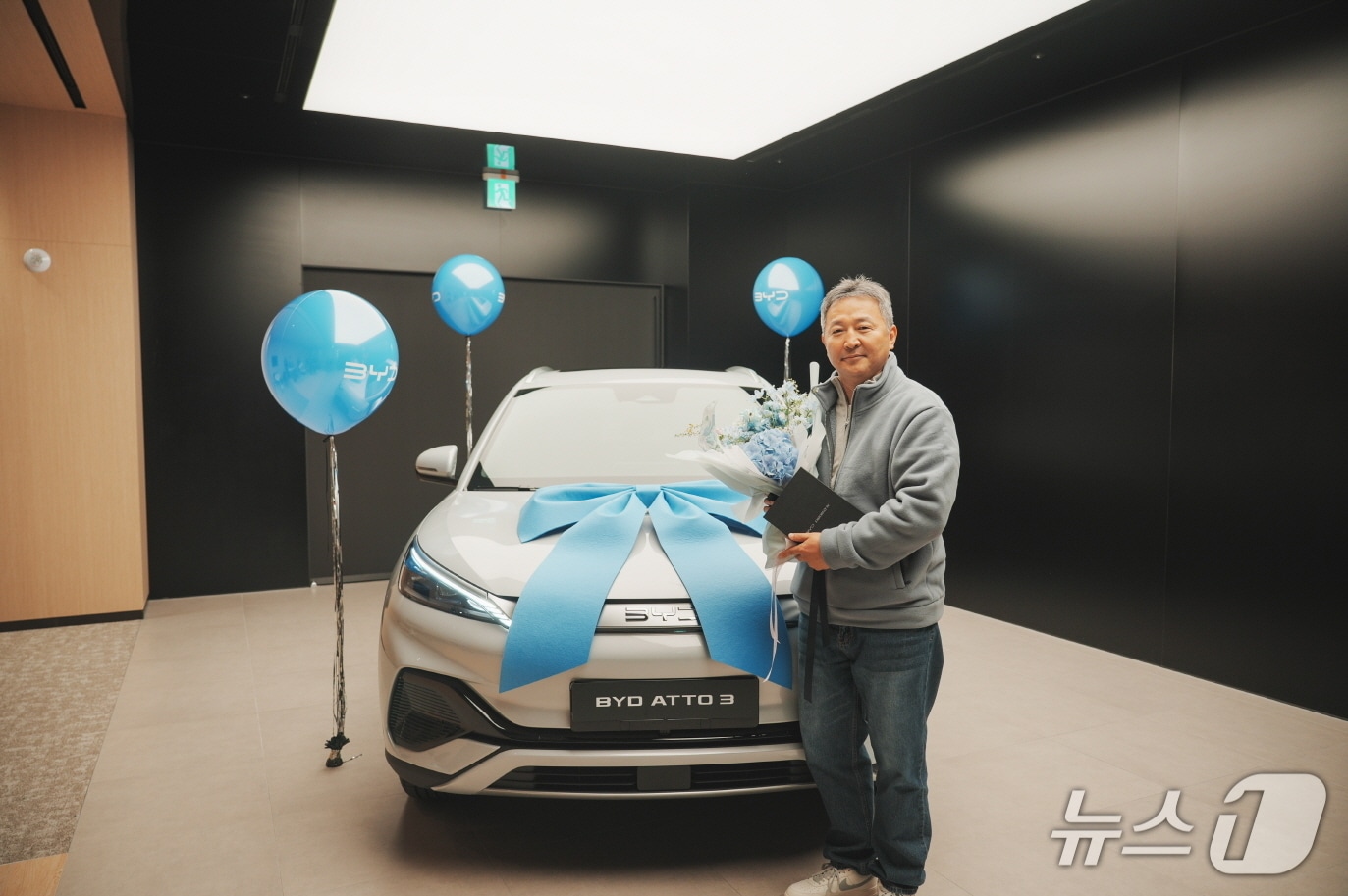 BYD코리아는 14일 아토3 고객 인도를 시작했다. (BYD코리아 제공) 