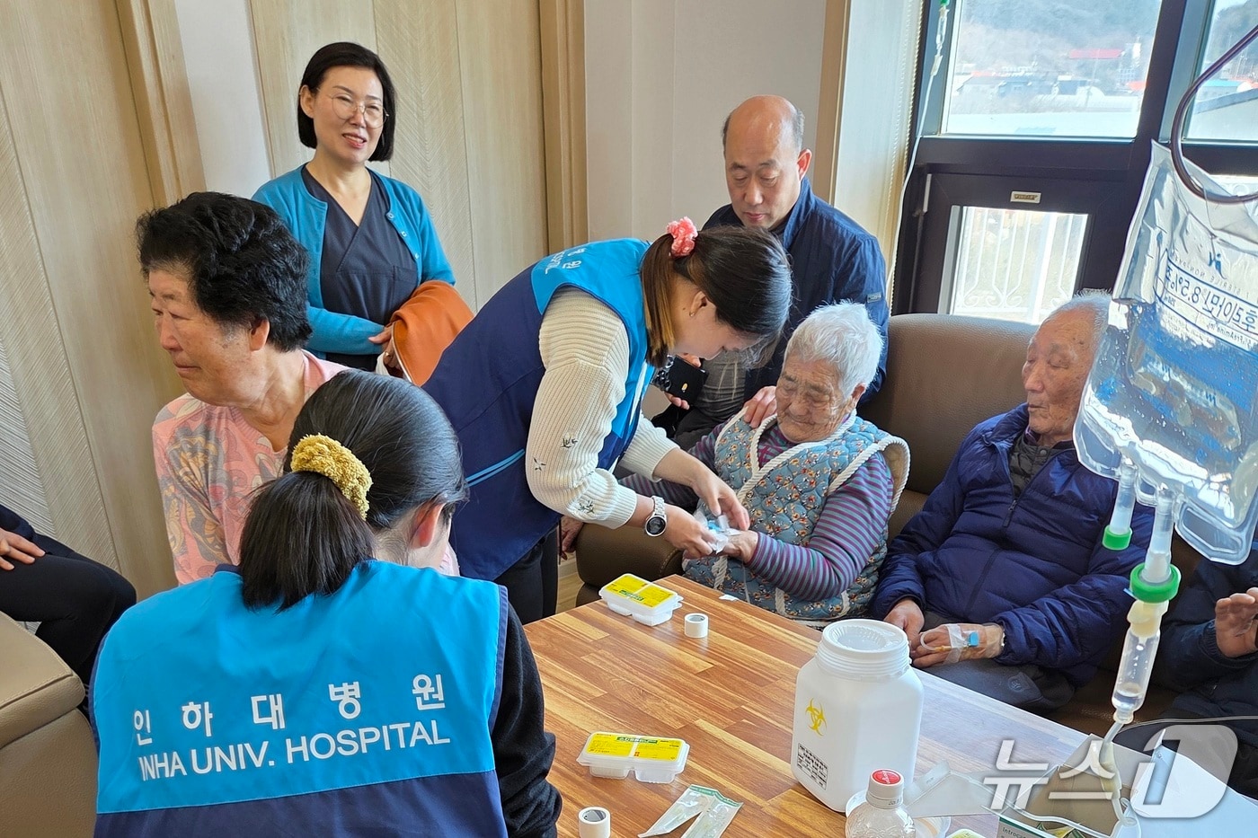 인하대병원 의료봉사(인하대병원 제공) / 뉴스1