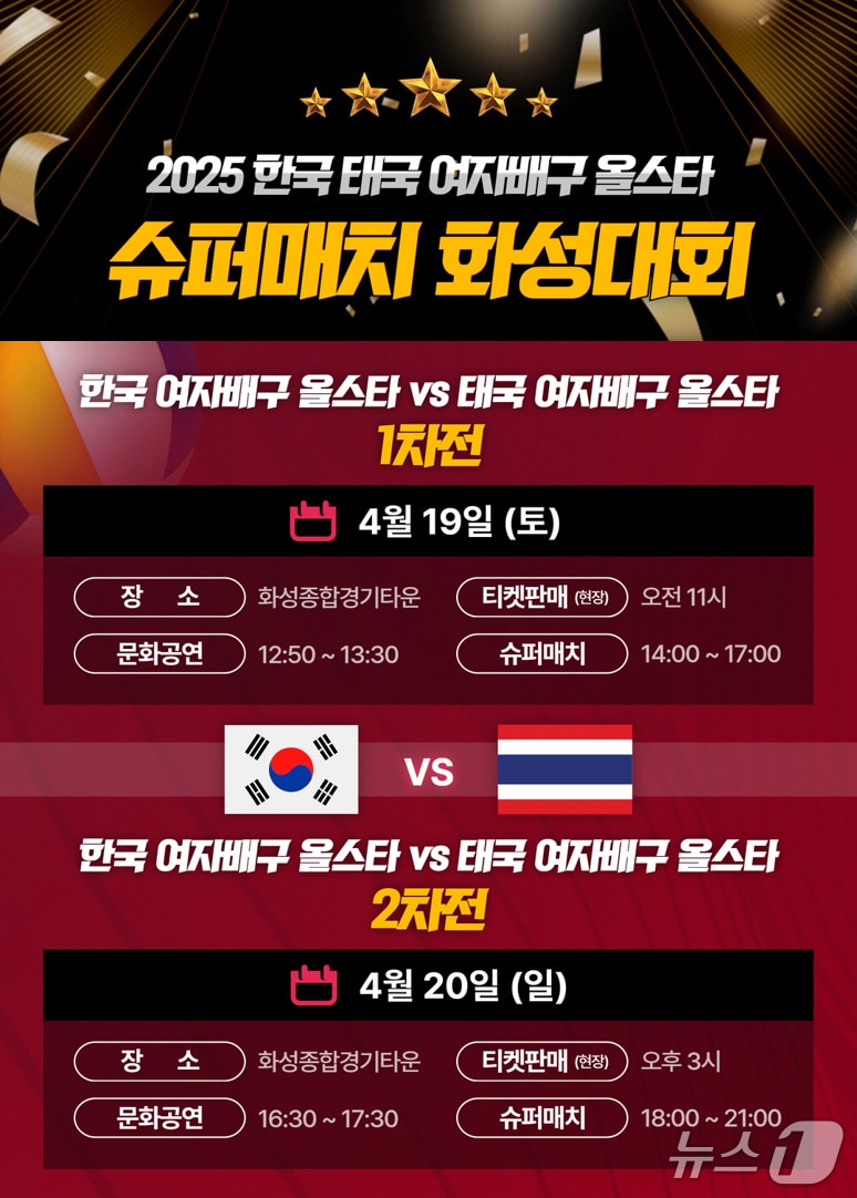  2025 한국 태국 여자배구 올스타 슈퍼매치