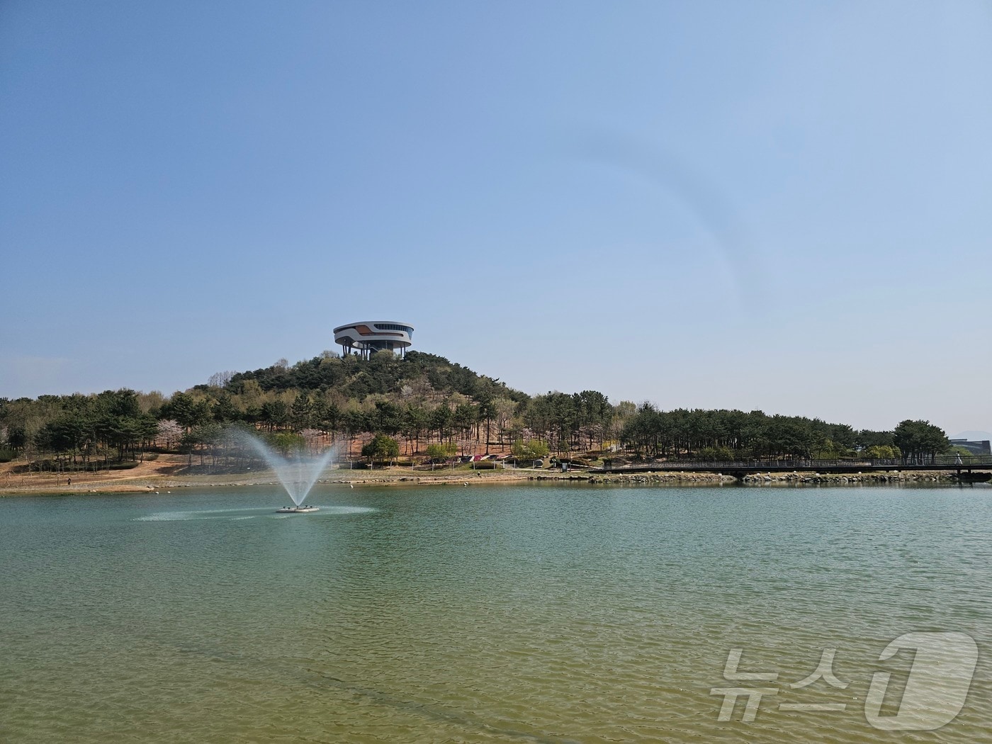 나주 혁신도시의 빛가람 호수공원 전경.(재배포 및 DB 금지) ⓒ News1 서충섭 기자