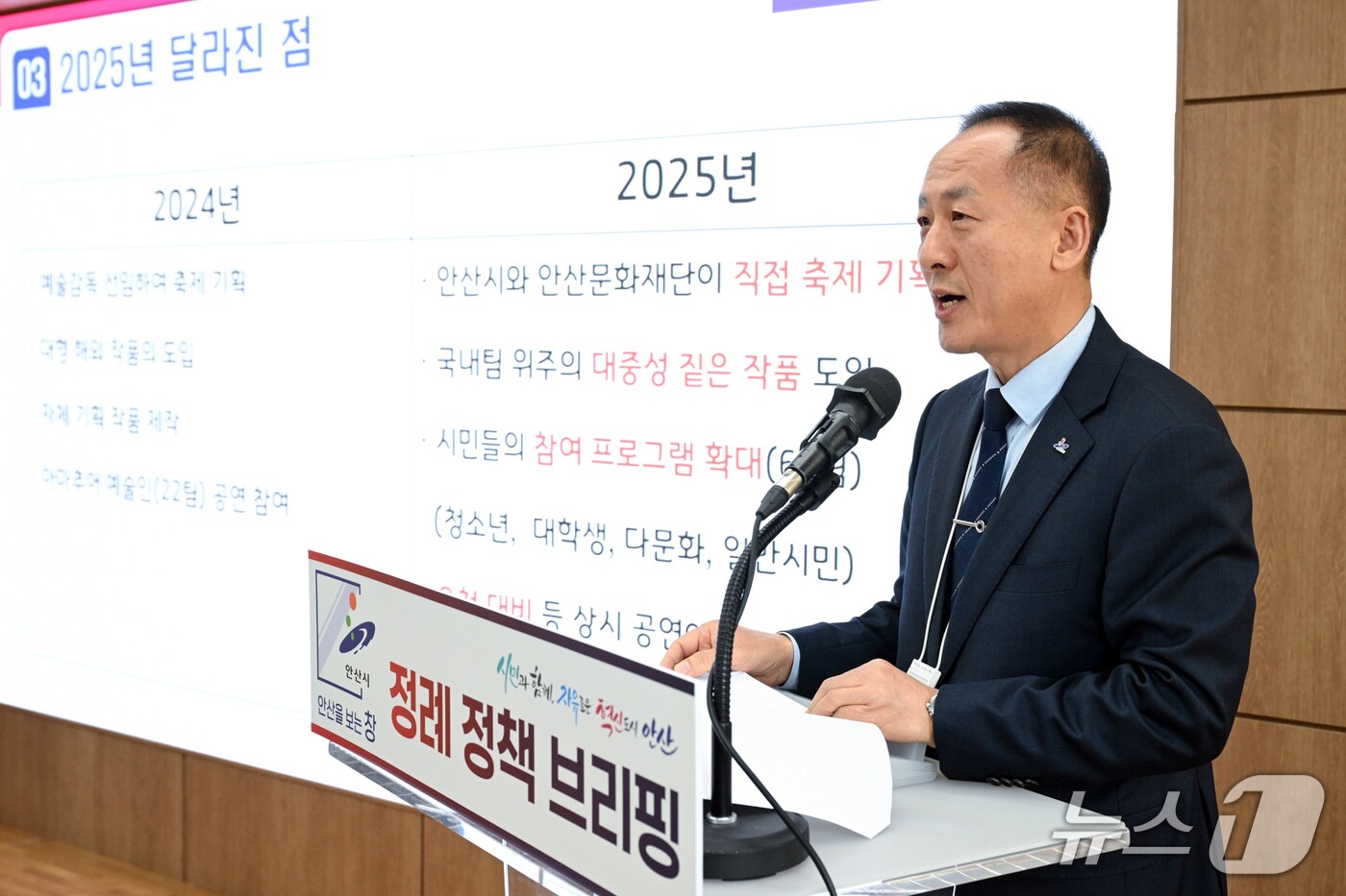 안산국제거리극축제 브리핑.(안산시 제공)