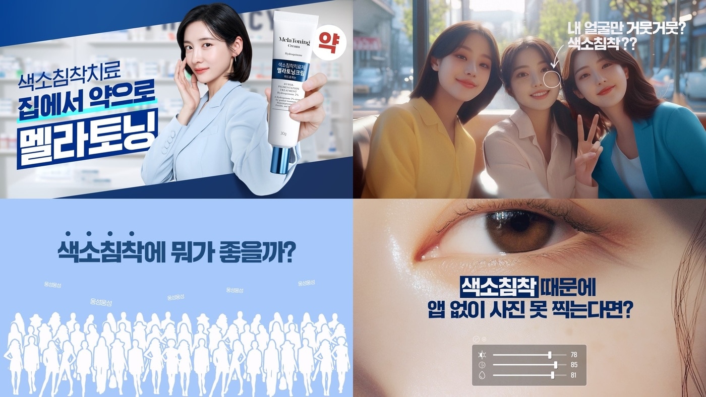 동아제약 멜라토닝크림 광고 장면. (동아제약 제공)