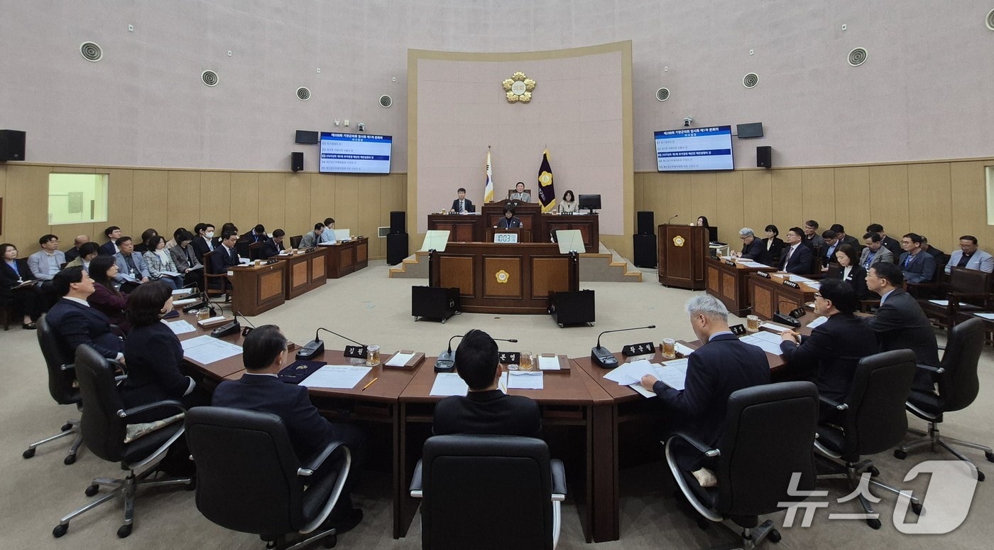 기장군의회 제288회 임시회 현장(기장군의회 제공. 재판매 및 DB 금지)