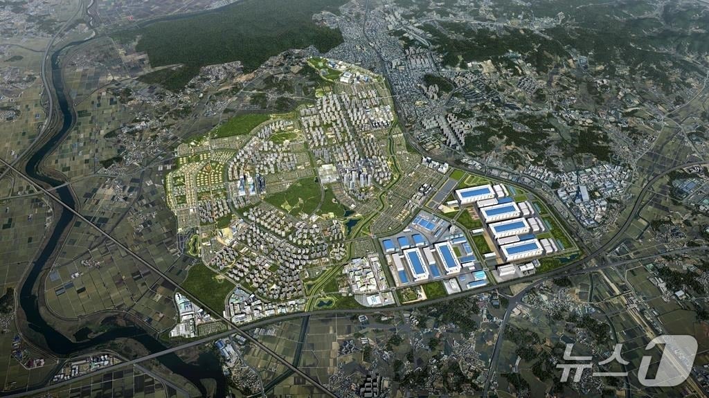 평택 고덕국제화계획지구 조감도.(제공. 재판매 및 DB금지)/뉴스1