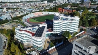 대전과학산업진흥원이 이전할 한남대 혁신파크 전경. 오른쪽 건물(A동)에 대전과학산업진흥원이 들어선다. (대전시 제공.재판매 및 DB금지) /뉴스1 