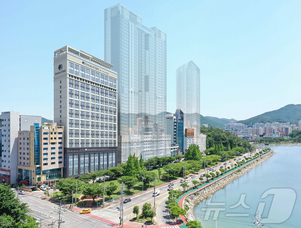 전남 여수 학동에 들어설 최고급 호텔 조감도.&#40;여수시 제공. 재판매 및 DB 금지&#41;