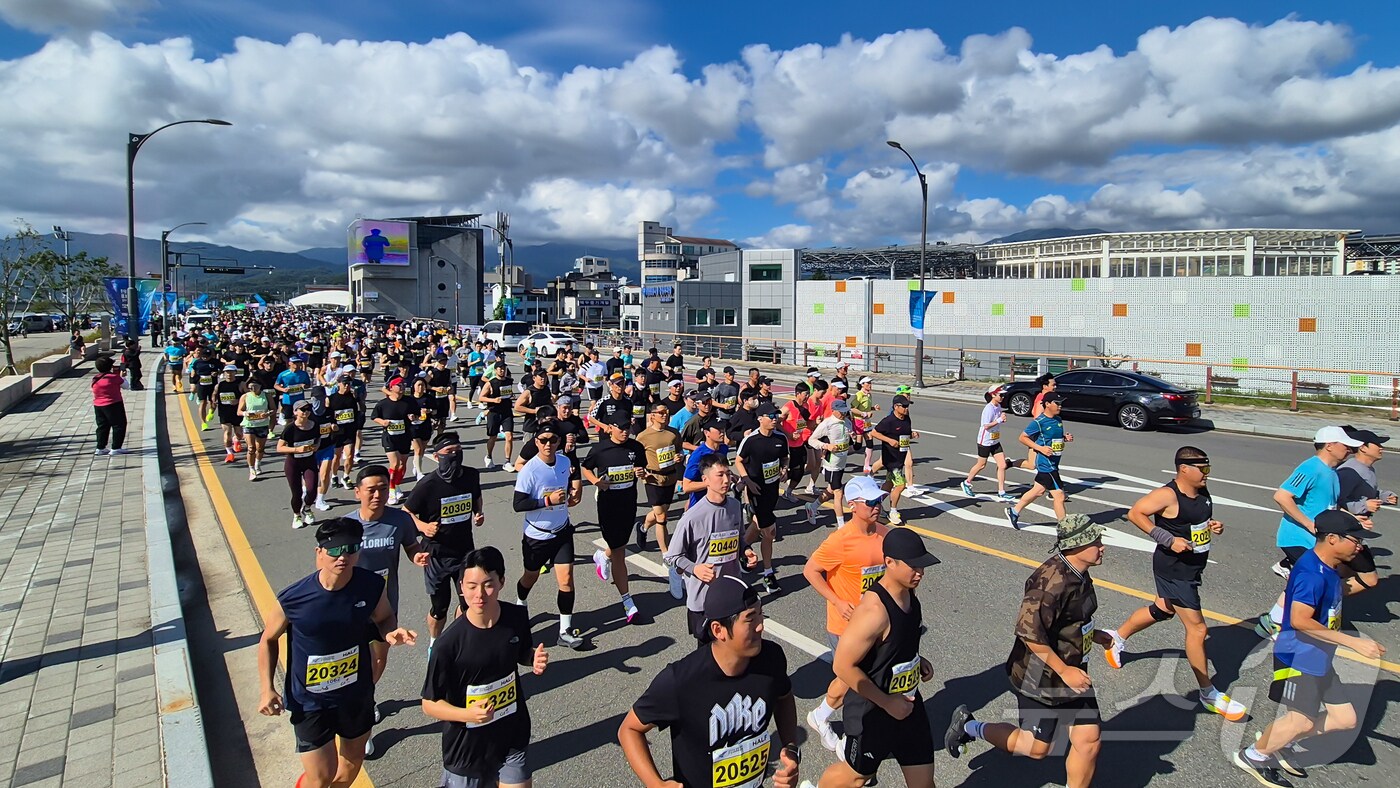 지난해 양양강변전국마라톤대회 모습.(양양군 제공, 재판매 및 DB 금지) 2025.4.2/뉴스1