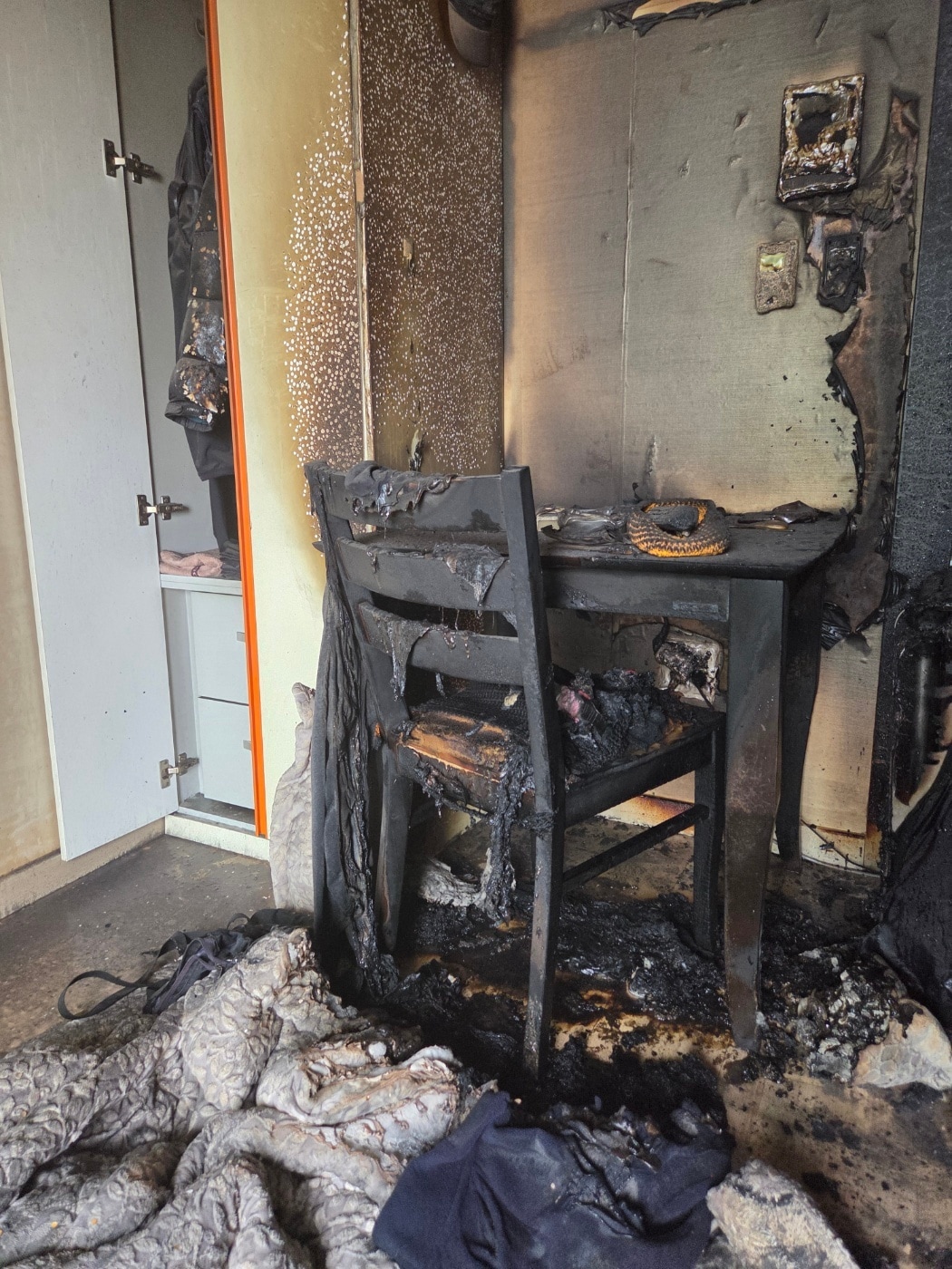  조치원 연립주택 화재. (세종소방본부 제공. 재판매 및 DB 금지)