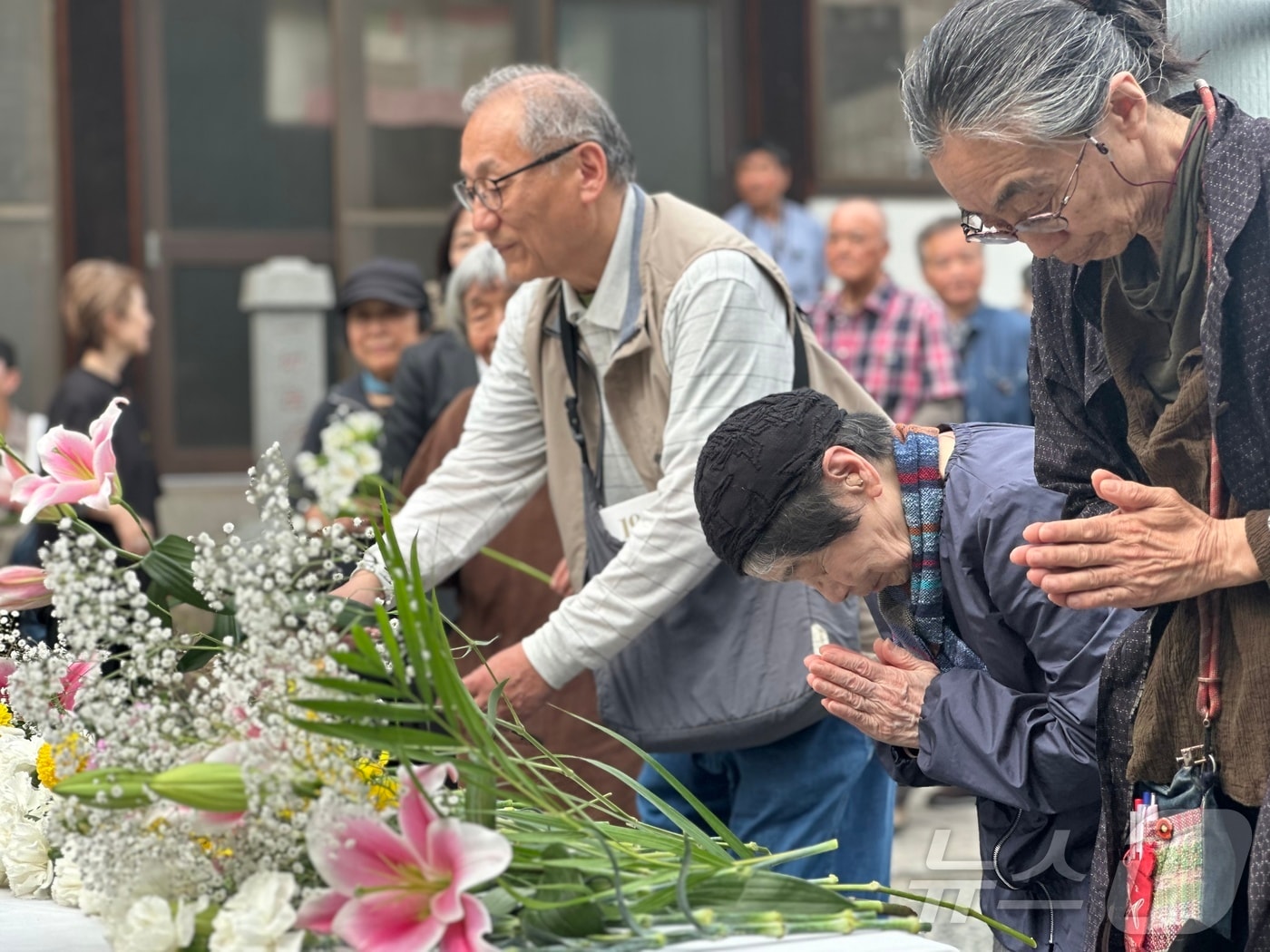 20일 오후 일본 오사카 통국사에서 재일본 제주4·3희생자 위령제 실행위원회 주최로 '제주4·3위령제'가 봉행되고 있다.2025.4.20/뉴스1 ⓒ News1 고동명 기자