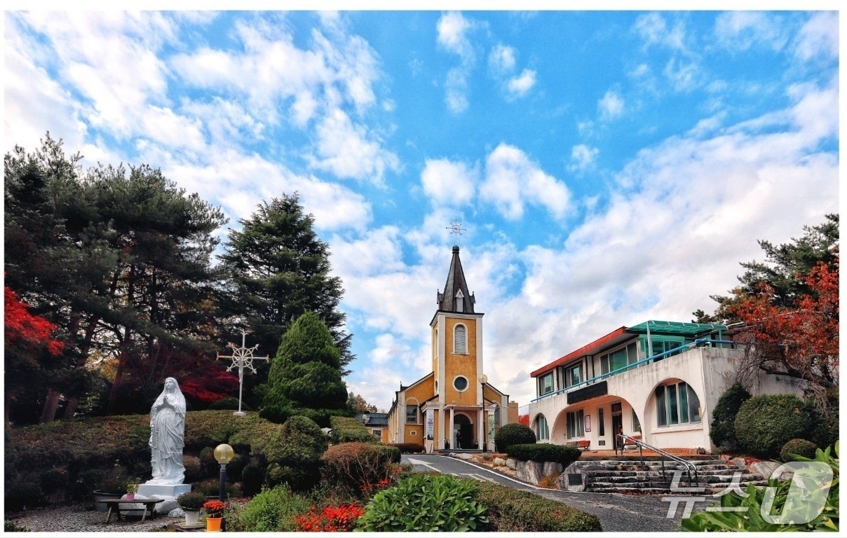 강원도 첫 등록문화유산으로 지정된 강릉 주문진성당 전경.(강릉시 제공, 재판매 및 DB 금지) 2025.4.21/뉴스1