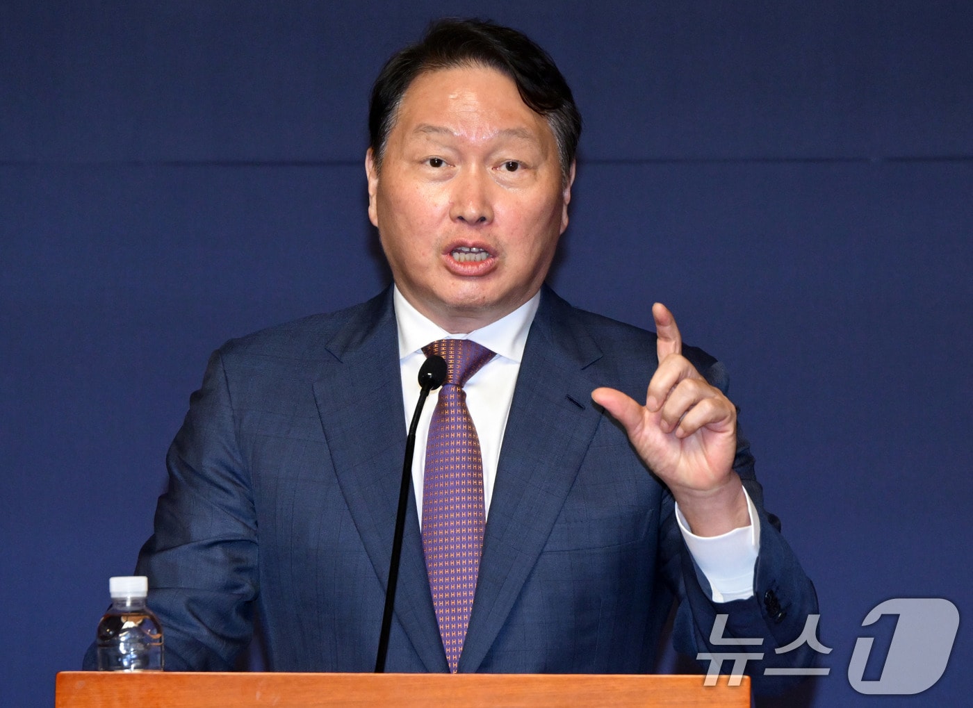 최태원 대한상공회의소 회장.(공동취재)2025.4.22/뉴스1 ⓒ News1 안은나 기자