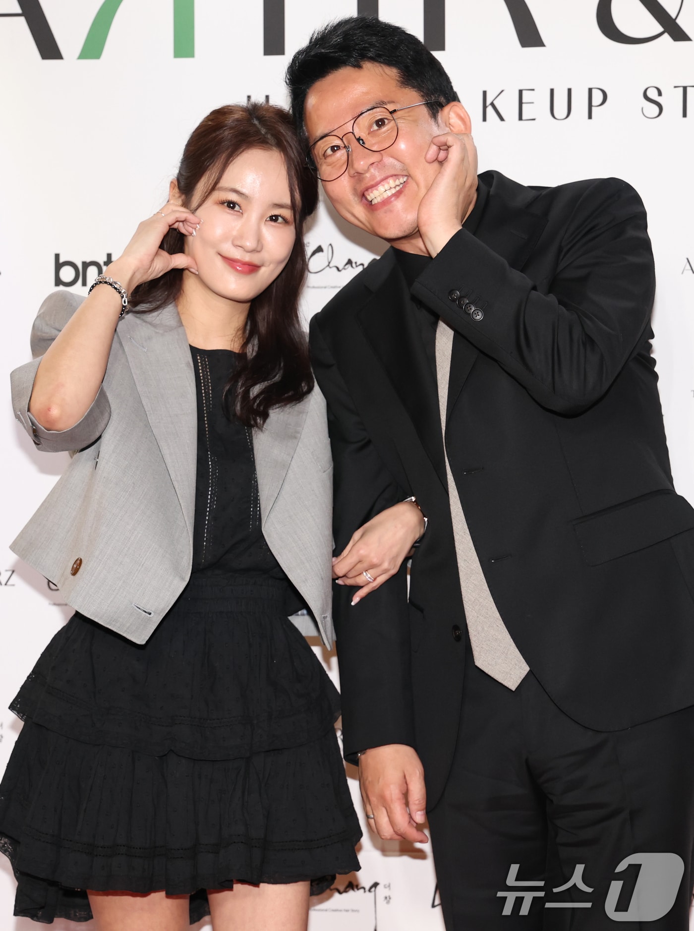 개그맨 김지민, 김준호 예비부부ⓒ News1 권현진 기자