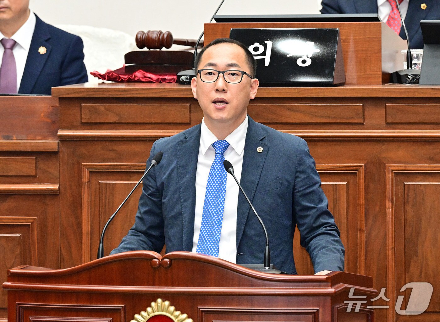 발언하는 울산시의회 손근호 의원(울산시의회 제공. 재판매 및 DB금지)/뉴스1