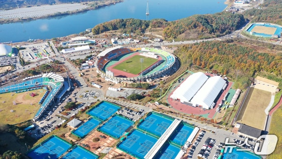 강원FC의 ACL 경기가 열릴 가능성 높은 춘천 송암스포츠타운 주경기장 일대.(뉴스1 DB)