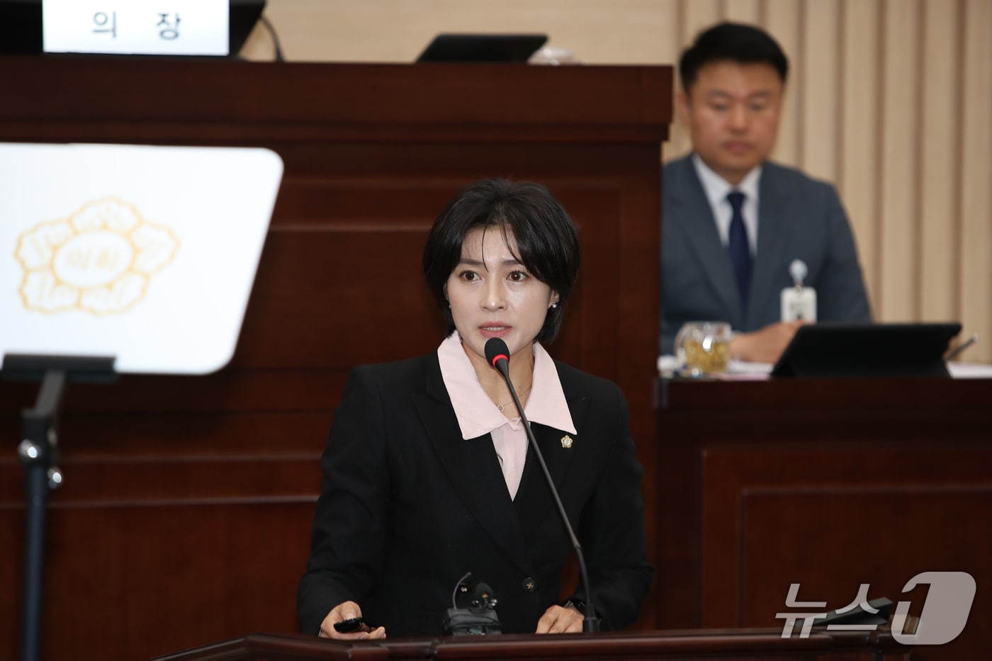 발언하는 오임선 의원.(익산시의회 제공. 재판매 및 DB금지)