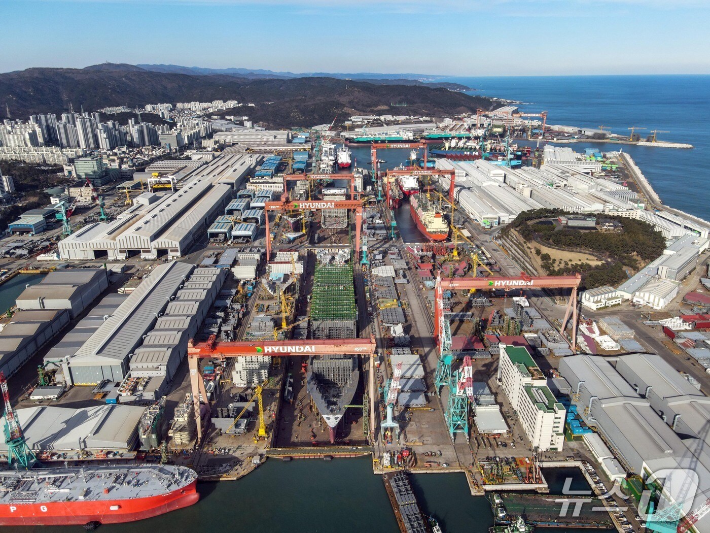 HD현대중공업 울산조선소 전경 자료사진(HD현대 제공)