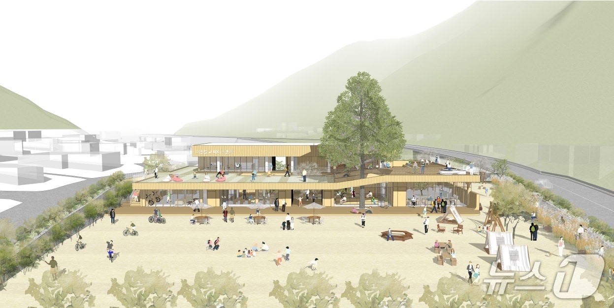 울주군 ‘이천분교 베이스캠프’ 건축 설계공모 당선작.(울주군 제공·재판매 및 DB 금지)