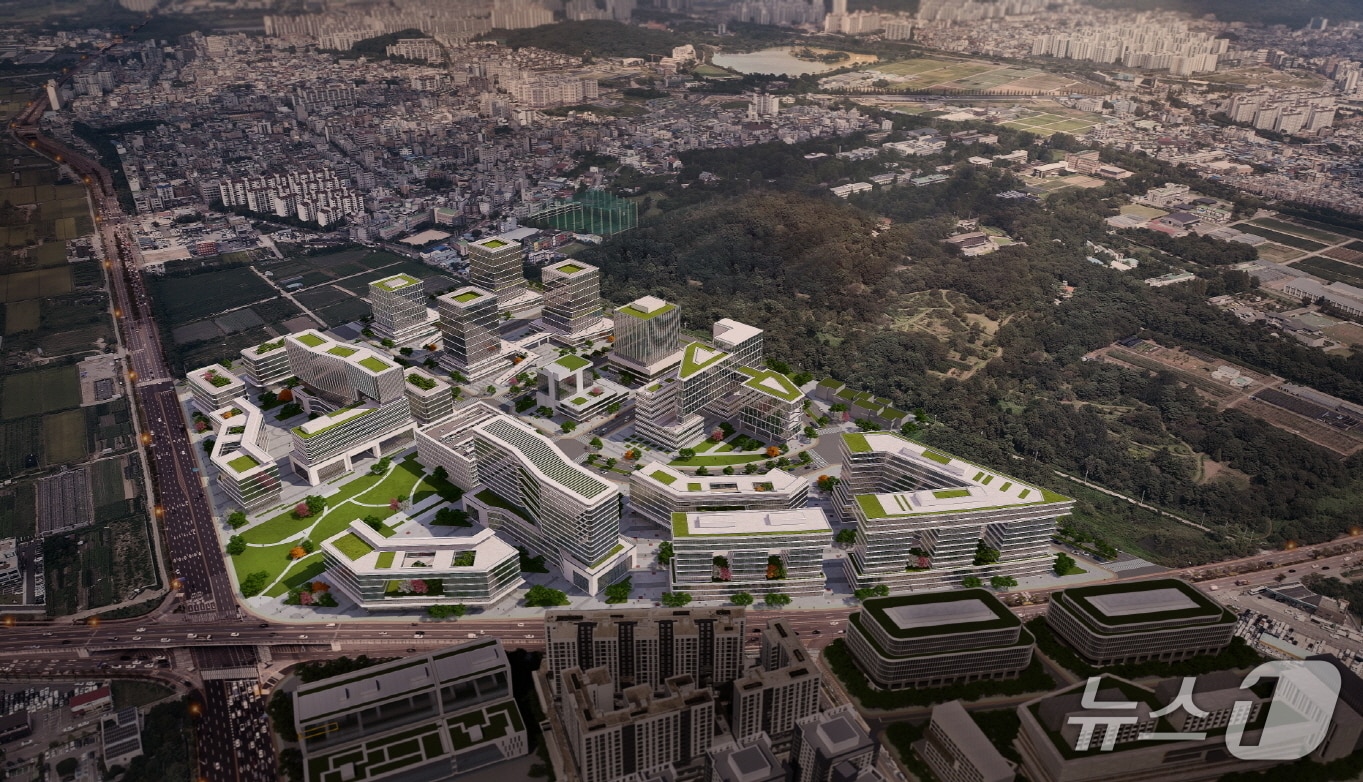 경기 수원시 탑동지구 도시개발사업 조감도. (수원시 제공. 재판매 및 DB 금지) 2025.4.24/뉴스1