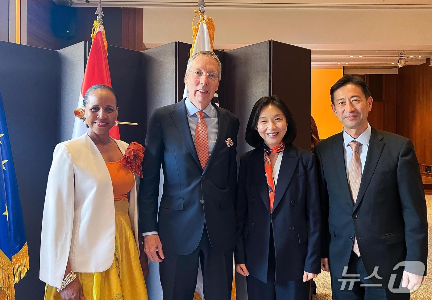 최호정 서울시의회 의장이 24일 신라호텔 영빈관에서 열린 주한네덜란드대사관 주최 킹스데이(King’s Day) 리셉션에 참석했다.(서울시의회 제공)