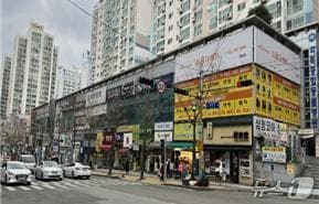 부산 해운대구는 삼정코아상가 전경.(해운대구청 제공. 재판매 및 DB 금지)