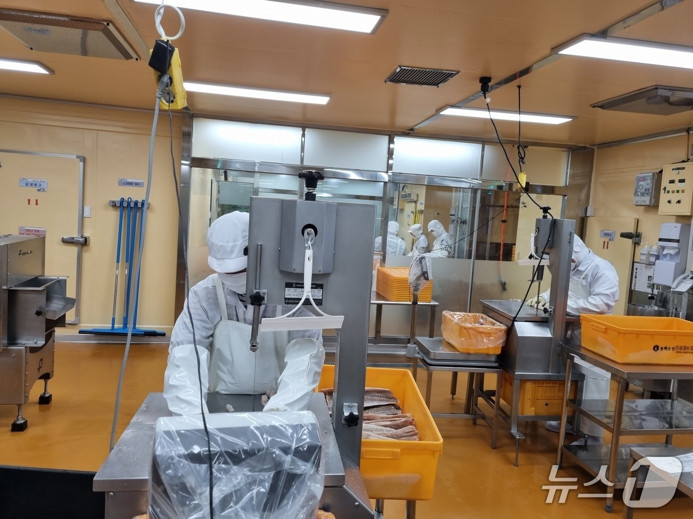 경기 수원시 학교급식 식자재 공동구매 업체 불시 점검. (수원시 제공. 재판매 및 DB 금지) 2025.4.25/뉴스1 