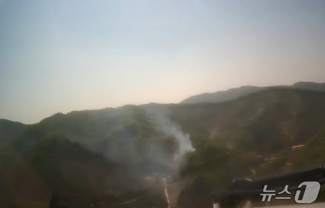 강원 원주 지정면 판대리 산불 현장.(산림청 제공, 재판매 및 DB금지)