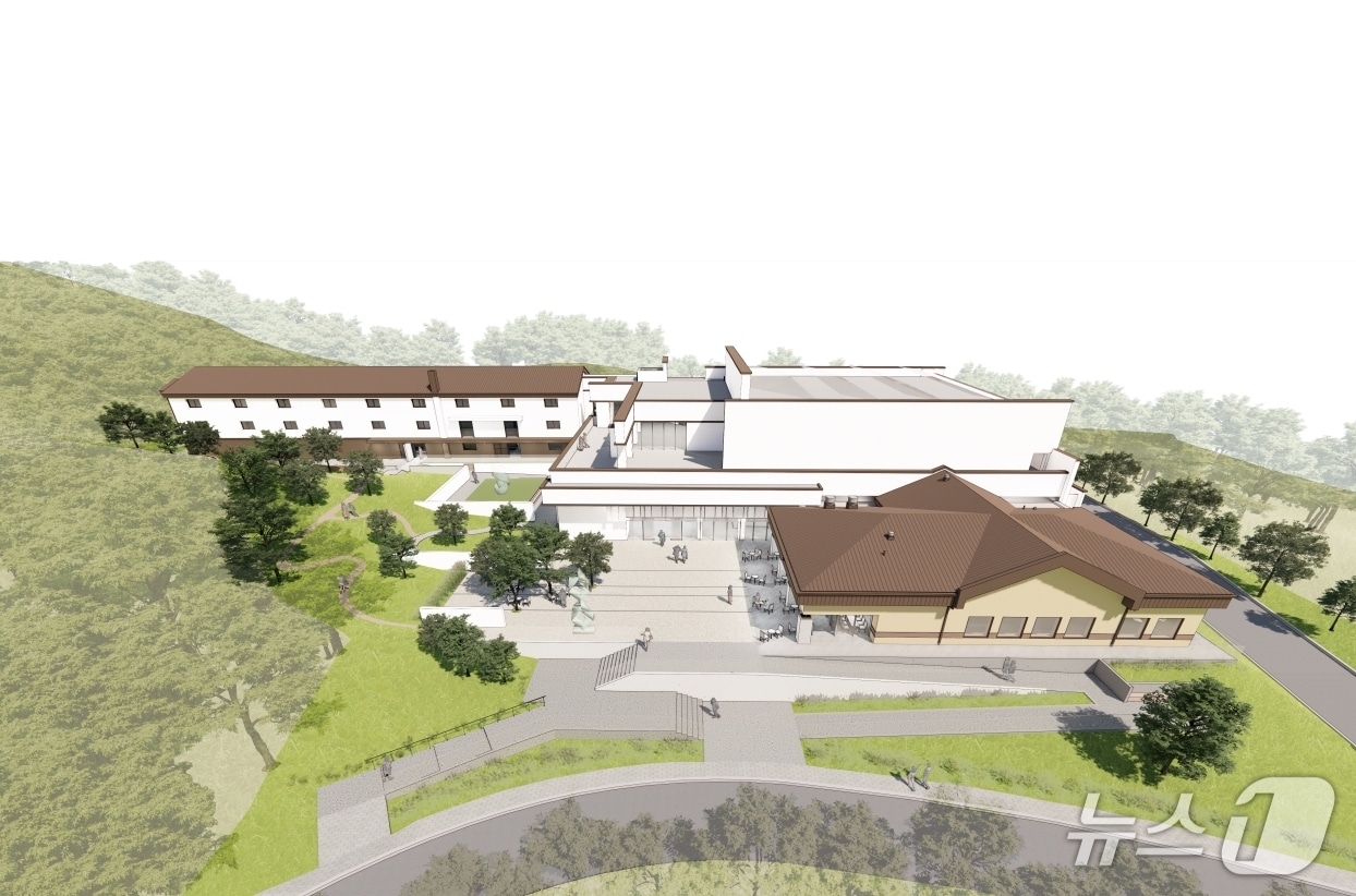 강원 원주시립미술관 조감도. (원주시 제공. 재판매 및 DB금지) 2025.4.28/뉴스1