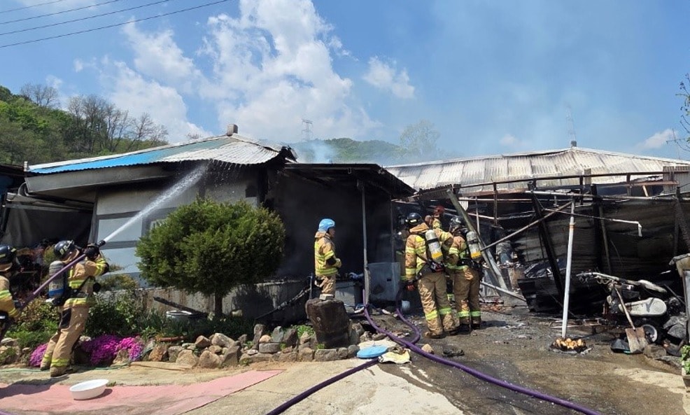 세종 전동면 단독주택 화재. (세종시 제공. 재판매 및 DB금지)
