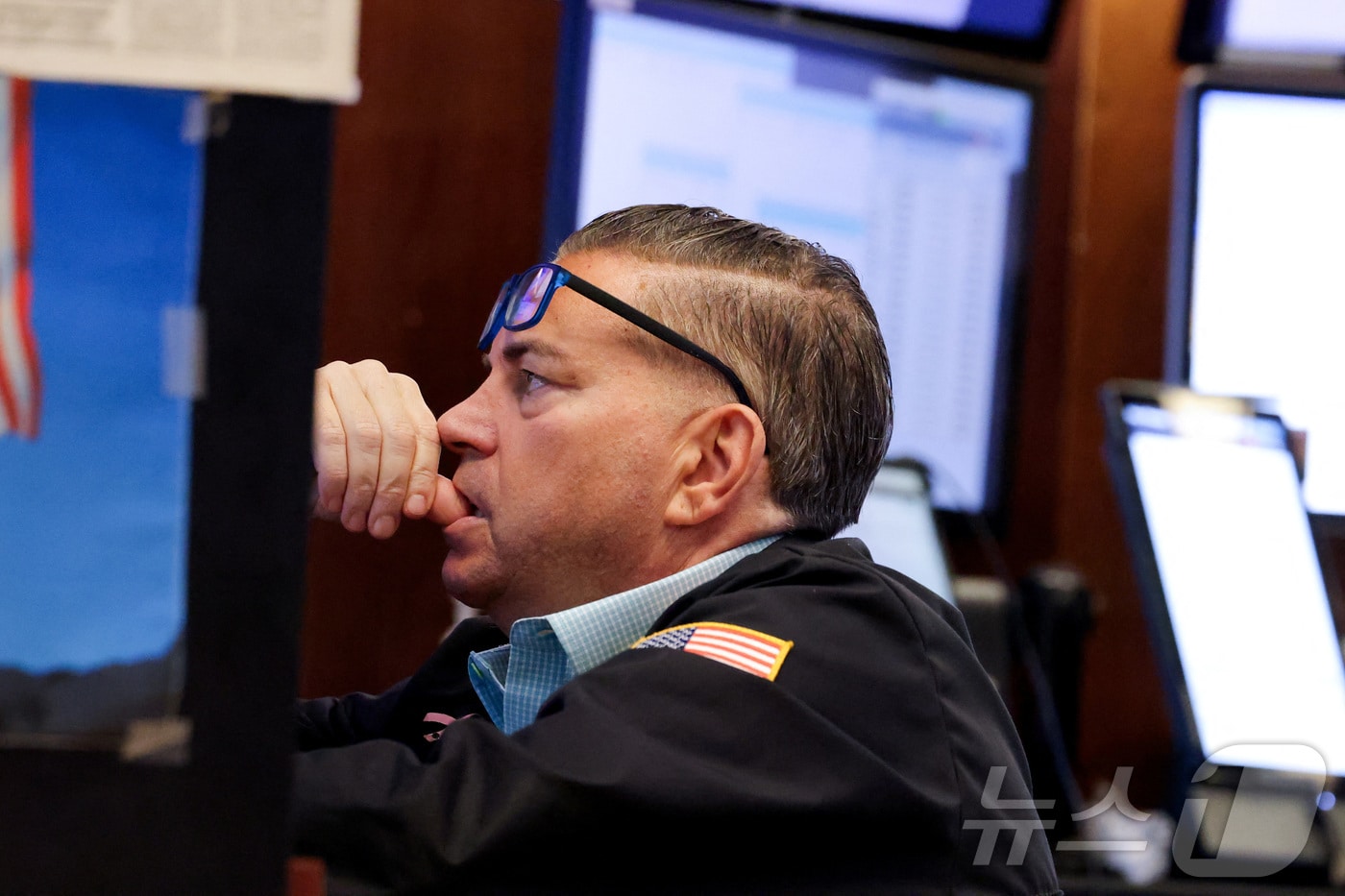 미증시의 한 트레이더. ⓒ 로이터=뉴스1