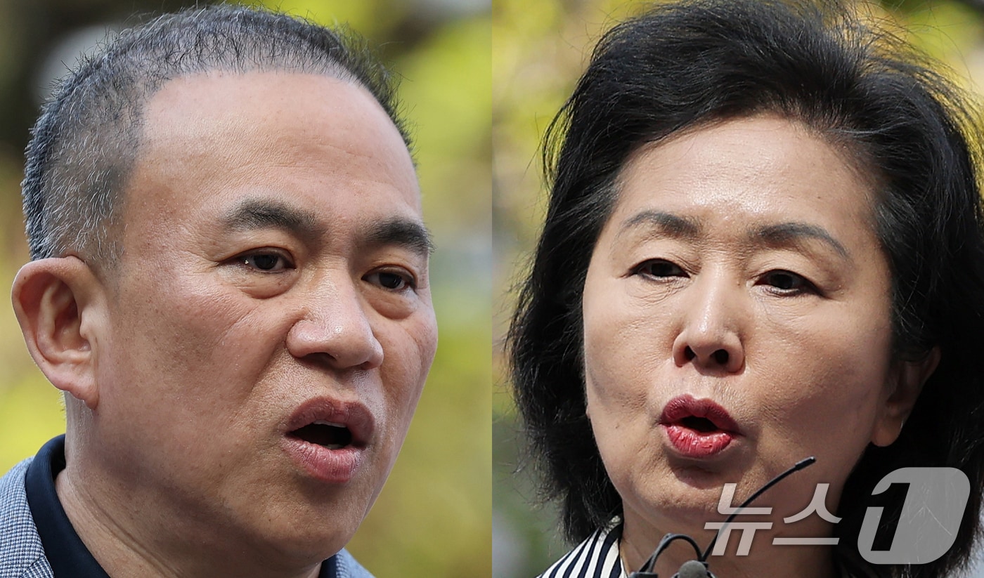 명태균·김영선. <자료사진> 2025.4.29/뉴스1 ⓒ News1 오대일 기자