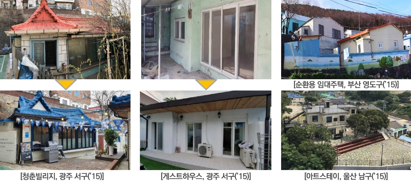 새뜰마을사업 빈집 리모델링 사례.&#40;국토교통부 제공&#41;
