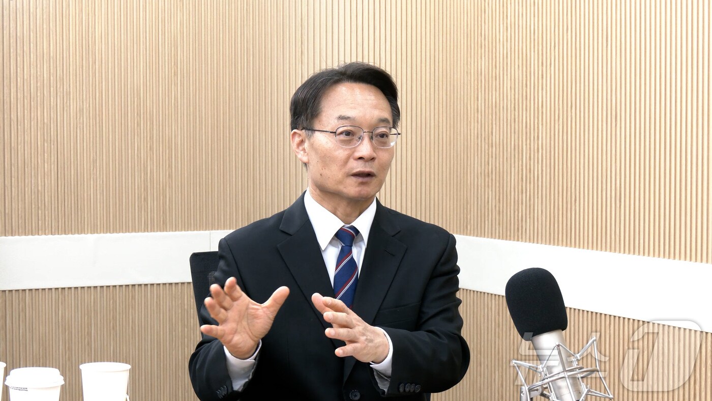 조해진 전 국민의힘 의원이 3일 뉴스1TV &#39;팩트앤뷰&#39;에 출연해 질문에 답하고 있다.