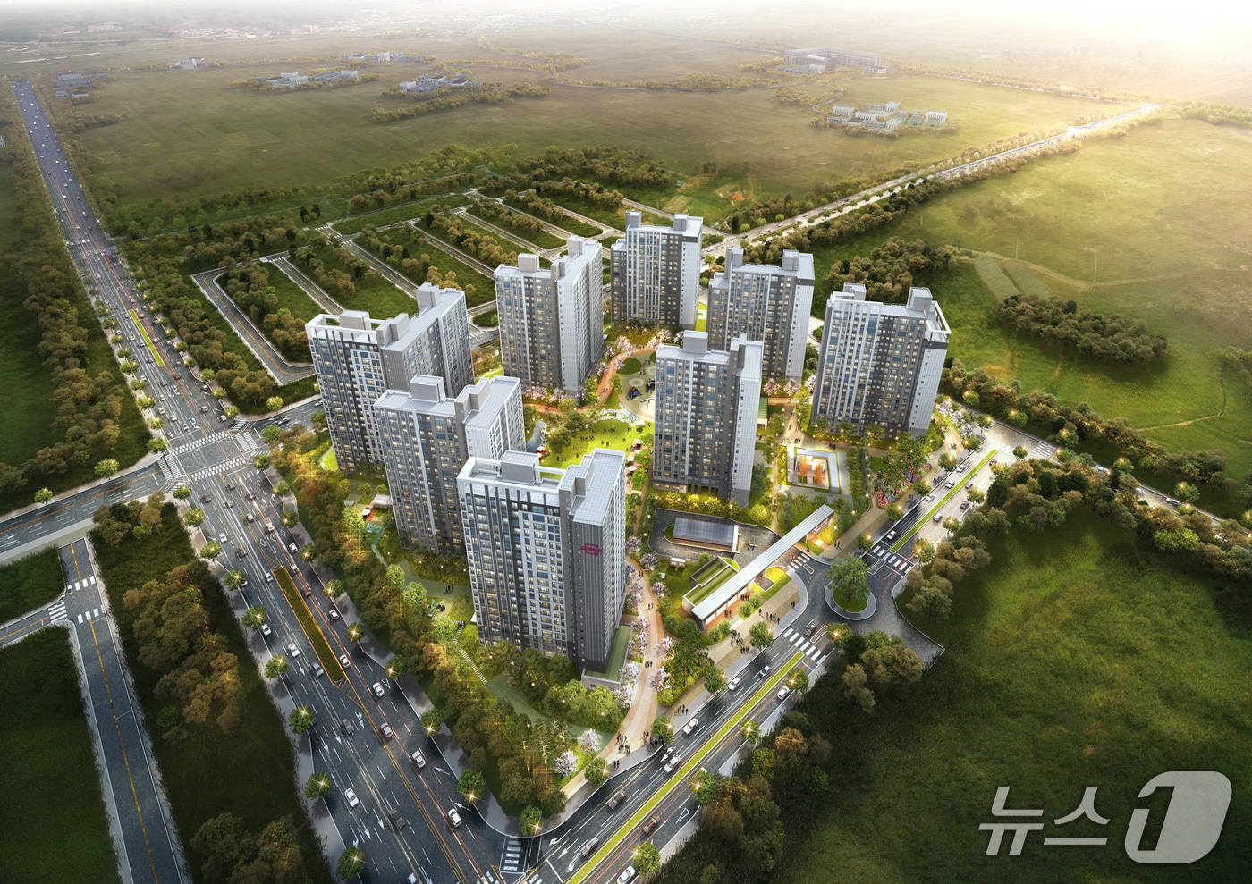 전북개발공사는 '익산 부송데시앙 단지내 상가 4호를 분양한다고 30일 밝혔다. 조감도(공사 제공. 재판매 및 DB금지)2025.4.30/뉴스1