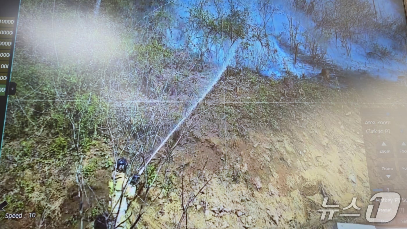 강원 홍천 화촌면 성산리 산불 현장.(뉴스1 DB)