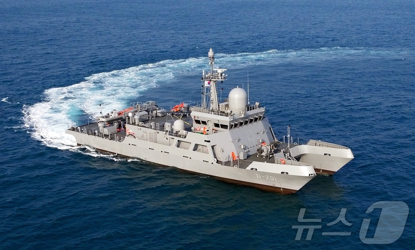 다목적훈련지원정(HJ중공업 제공. 재판매 및 DB 금지)