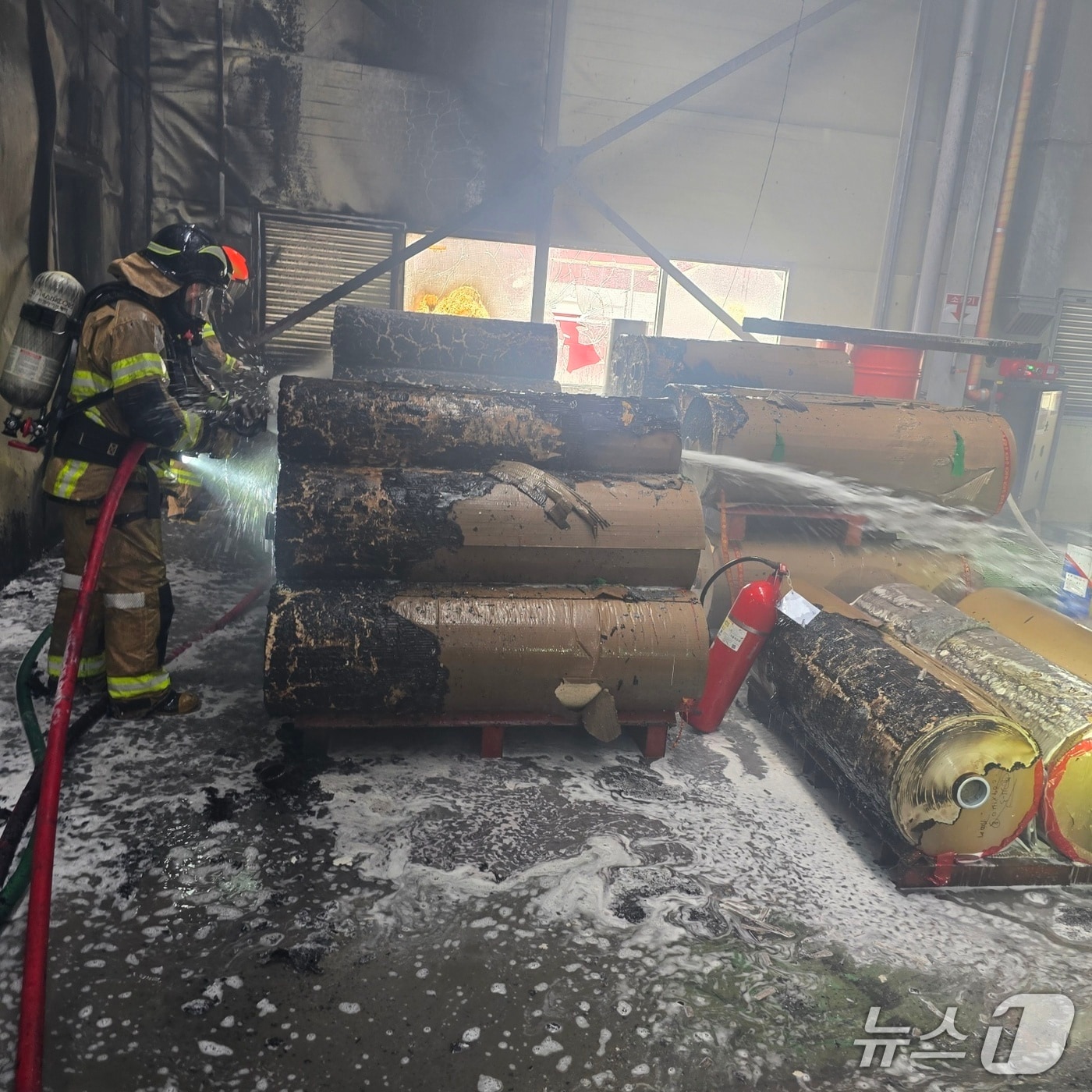  폭발 사고 현장(음성소방서 제공. 재판매 및 DB금지)/뉴스1