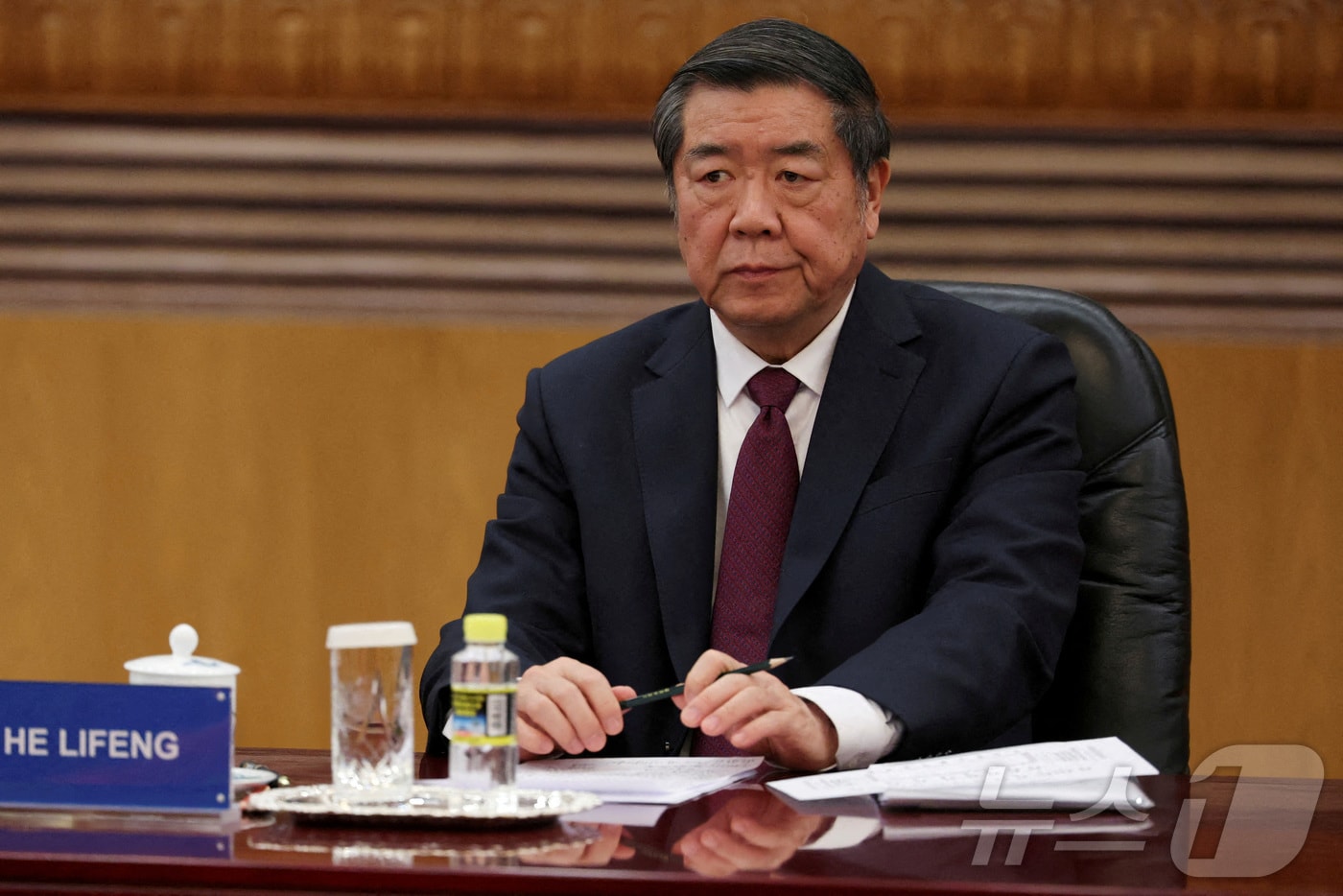 허리펑 중국 부총리 ⓒ 로이터=뉴스1 ⓒ News1 류정민 특파원