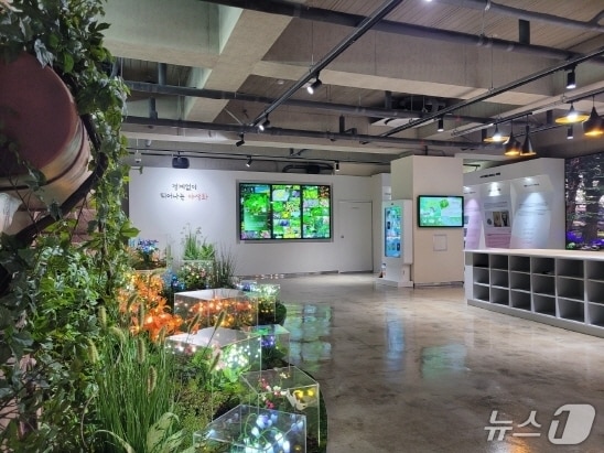 12일 개관한 파주시 금촌어울림센터 내 'DMZ 야생화체험관' (파주시 제공, 재판매 및 DB금지)