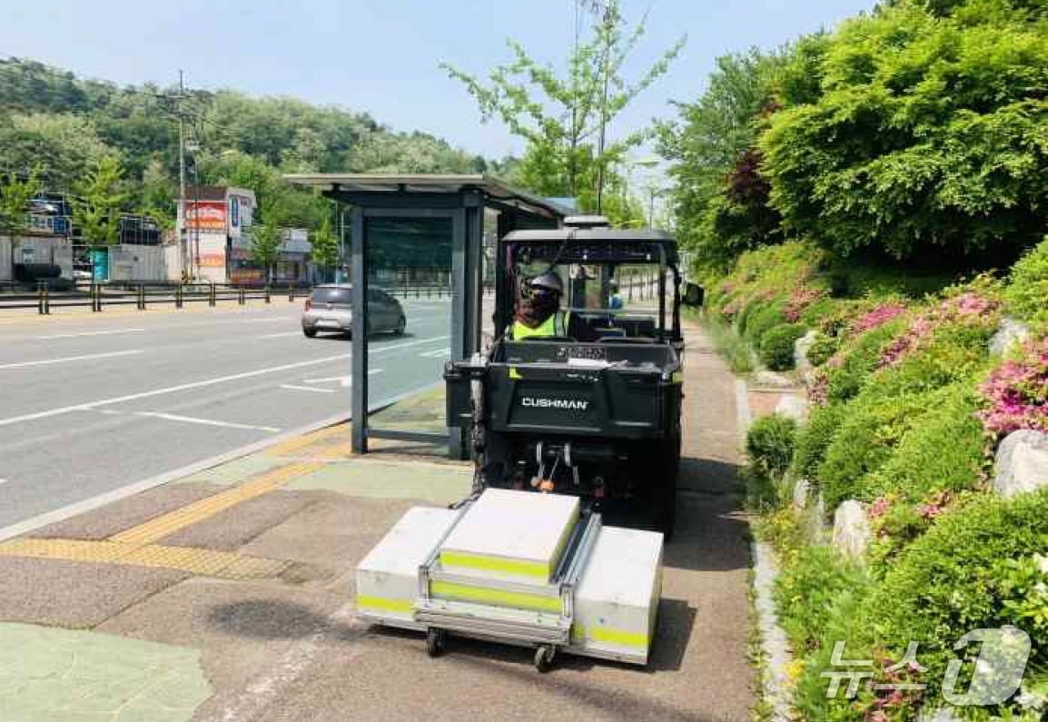 지표투과레이더.(광명시 제공)