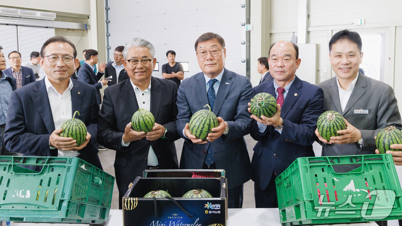 합천군 애플수박 출하식(합천군 제공. 재판매 및 DB금지). 2025.5.13