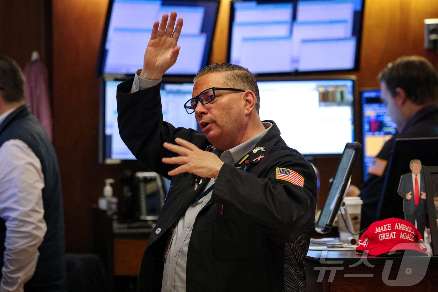 미증시 트레이더들. ⓒ 로이터=뉴스1