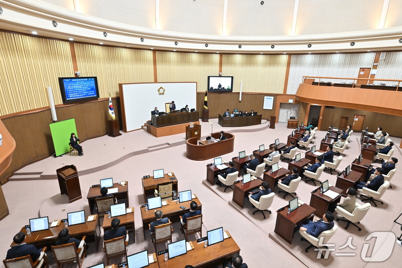 진주시의회 본회의장. 뉴스1 DB