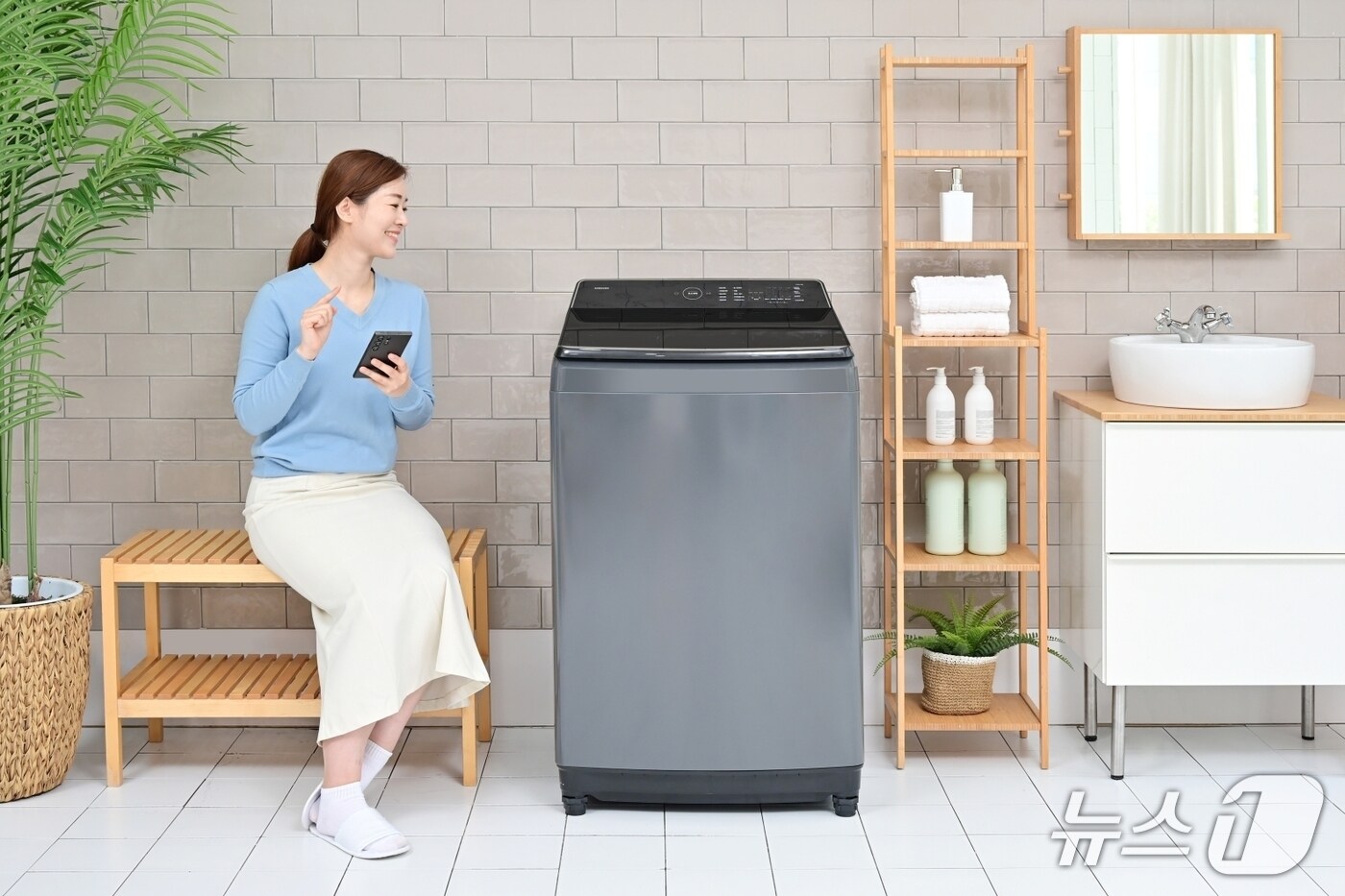 삼성전자 2025년형 'AI 통버블 세탁기' 신제품(삼성전자 제공)